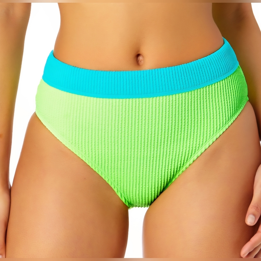 3 For $35, Mix & Match, Salt & Cove Juniors' Colorblocked Bikini Bottoms, Mint